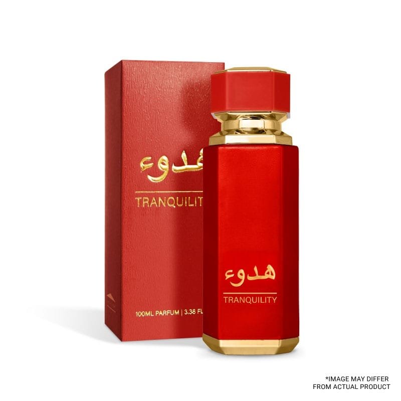 Tranquility Exclusive perfume bottle and box