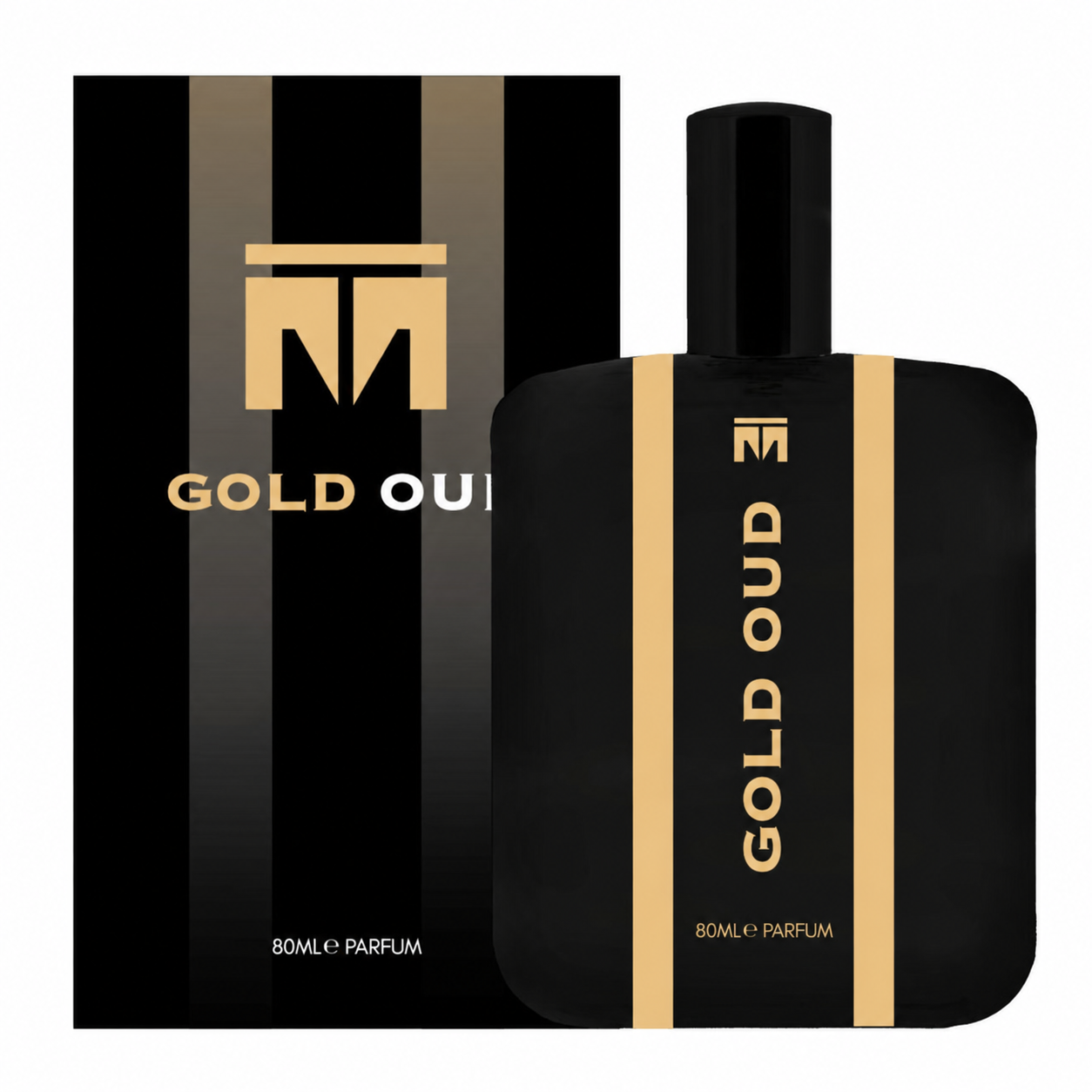 Gold Oud Classic Designer 80ml bottle